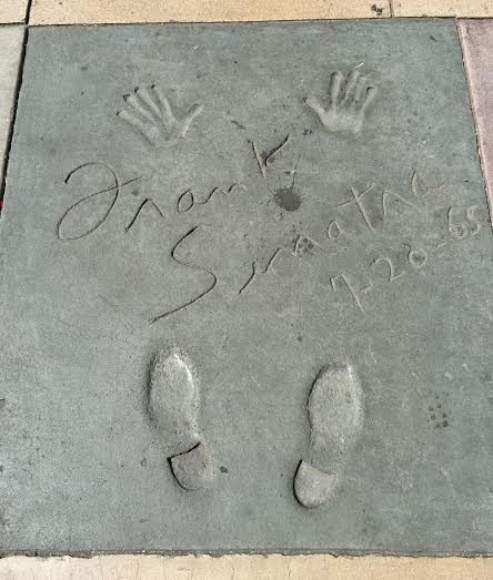 frank sinatra hand and footprints